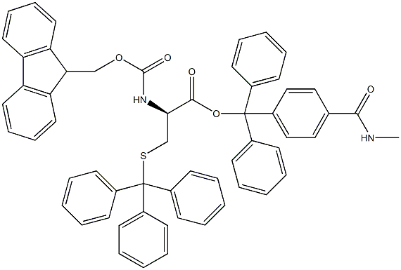 Fmoc-D-Cys(Trt)-Trt TG Struktur