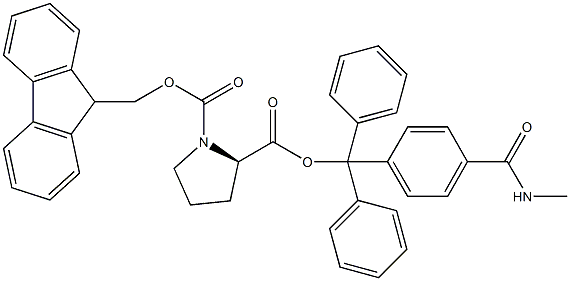 Fmoc-D-Pro-Trt TG Struktur