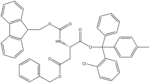 Fmoc-L-Asp(Bzl)-2-chlorotrityl resin (100-200 mesh, > 0.5 mmol Struktur