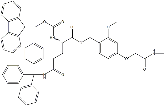 Fmoc-L-Gln(Trt)-AC TG Struktur