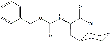 N-alpha-Benzyloxycarbonyl-L-cyclohexylalanine dicyclohexylamine Struktur