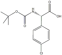 N-ALPHA-T-BUTYLOXYCARBONYL-4-CHLORO-L-PHENYLGLYCINE DICYCLOHEXYLAMINE Struktur