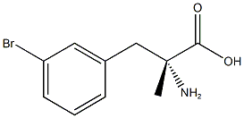 (R)-alpha-Methyl-3-bromophenylalanine (>98%, >98%ee) Struktur