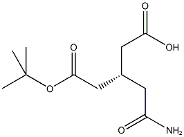 N-beta-(t-Butyloxycarbonyl)-L-Homoasparagine Struktur