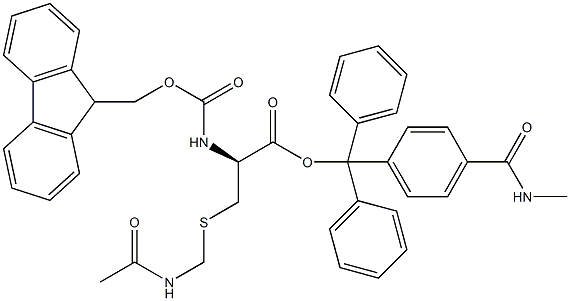 Fmoc-D-Cys(Acm)-Trt TG Struktur