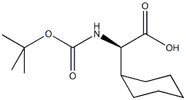 N-ALPHA-(T-BUTYLOXYCARBONYL)-D-CYCLOHEXYLGLYCINE DICYCLOHEXYLAMINE Struktur