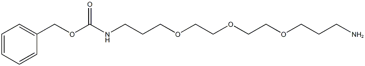 3-(2-(2-(3-Benzyloxycarbonylaminopropoxy)ethoxy)ethoxy)propylamine Struktur