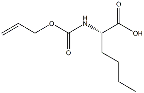 N-alpha-Allyloxycarbonyl-L-norleucine Struktur