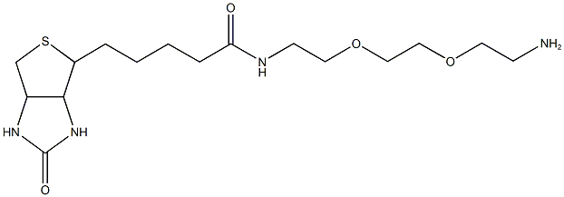 alpha-Biotin-omega-amino poly(ethylene glycol) (PEG-MW 10.000 Dalton) Struktur