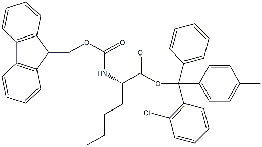 Fmoc-L-Nle-2-Chlorotrityl Resin (100-200 mesh, 0.7-1.1 mmol Struktur