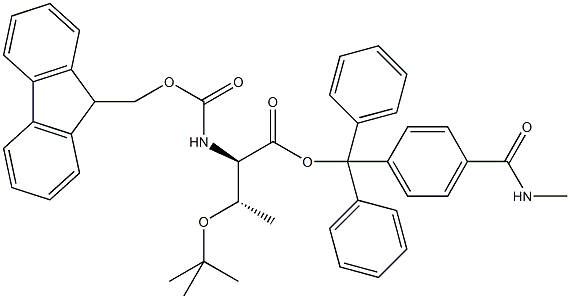 Fmoc-D-Thr(tBu)-Trt TG Struktur