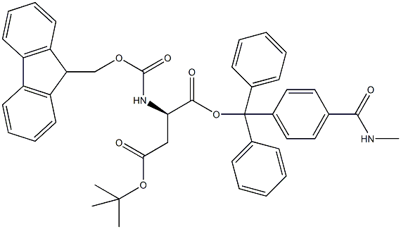 Fmoc-D-Asp(tBu)-Trt TG Struktur