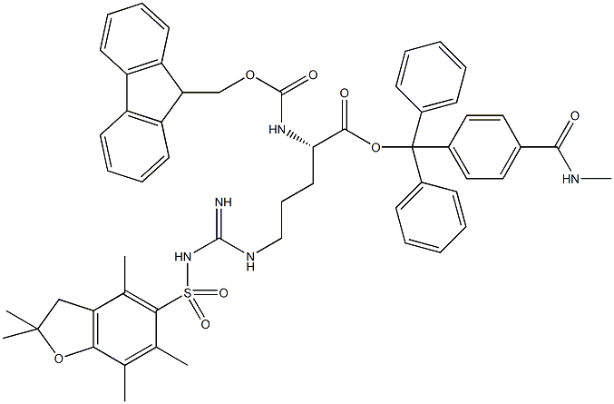 Fmoc-L-Arg(Pbf)-Trt TG Struktur