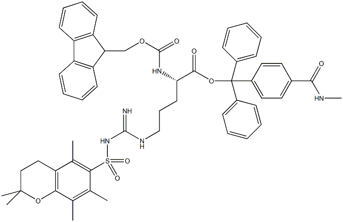 Fmoc-L-Arg(Pmc)-Trt TG Struktur