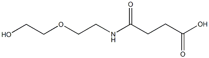 alpha-Hydroxy-omega-carboxy poly(ethylene glycol) (PEG-MW 10.000 Dalton) Struktur