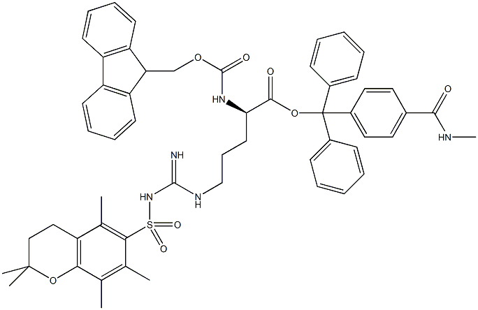 Fmoc-D-Arg(Pmc)-Trt TG Struktur