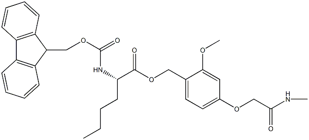 Fmoc-L-Nle-AC TG Struktur