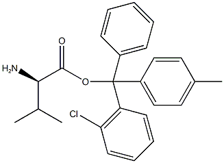 H-D-Val-2-chlorotrityl resin (100-200 mesh, > 0.5 mmol Struktur