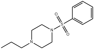 1-(benzenesulfonyl)-4-propylpiperazine Struktur