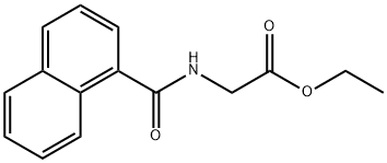 ethyl 2-(naphthalene-1-carbonylamino)acetate Struktur