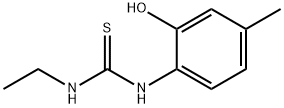 1-ethyl-3-(2-hydroxy-4-methylphenyl)thiourea Struktur