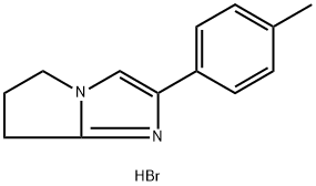 2-(4-methylphenyl)-1,5,6,7-tetrahydropyrrolo[1,2-a]imidazol-4-ium bromide Struktur