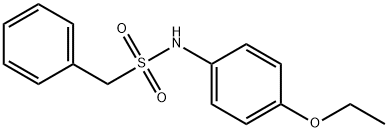 N-(4-ethoxyphenyl)-1-phenylmethanesulfonamide Struktur