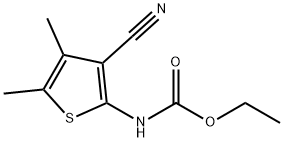 ethyl N-(3-cyano-4,5-dimethylthiophen-2-yl)carbamate Struktur