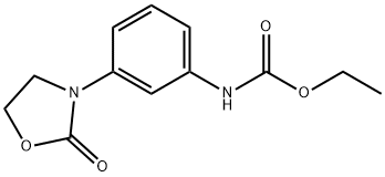 ethyl N-[3-(2-oxo-1,3-oxazolidin-3-yl)phenyl]carbamate Struktur