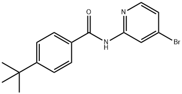 N-(4-bromopyridin-2-yl)-4-tert-butylbenzamide Struktur