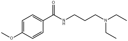 N-[3-(diethylamino)propyl]-4-methoxybenzamide Struktur