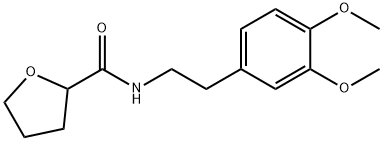 N-[2-(3,4-dimethoxyphenyl)ethyl]oxolane-2-carboxamide Struktur