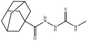 1-(adamantane-1-carbonylamino)-3-methylthiourea Struktur