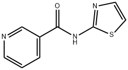 N-(1,3-thiazol-2-yl)pyridine-3-carboxamide Struktur