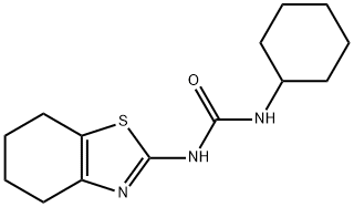 1-cyclohexyl-3-(4,5,6,7-tetrahydro-1,3-benzothiazol-2-yl)urea Struktur