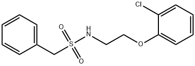 N-[2-(2-chlorophenoxy)ethyl]-1-phenylmethanesulfonamide Structure