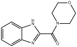 1H-benzimidazol-2-yl(morpholin-4-yl)methanone Struktur