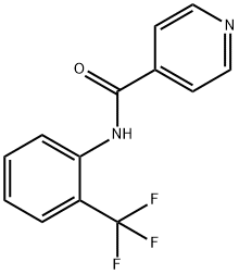 N-[2-(trifluoromethyl)phenyl]pyridine-4-carboxamide Struktur