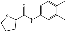 N-(3,4-dimethylphenyl)oxolane-2-carboxamide Struktur