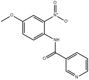 N-(4-methoxy-2-nitrophenyl)pyridine-3-carboxamide Struktur