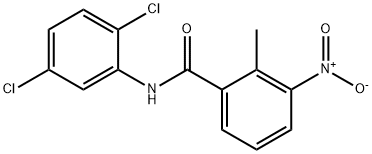 N-(2,5-dichlorophenyl)-2-methyl-3-nitrobenzamide Struktur