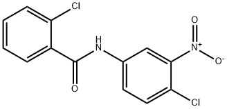 2-chloro-N-(4-chloro-3-nitrophenyl)benzamide Struktur