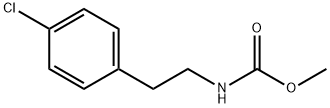 methyl N-[2-(4-chlorophenyl)ethyl]carbamate Struktur