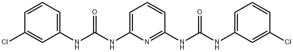 1-(3-chlorophenyl)-3-[6-[(3-chlorophenyl)carbamoylamino]pyridin-2-yl]urea Structure