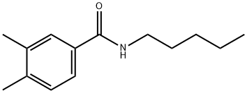 3,4-dimethyl-N-pentylbenzamide Struktur