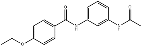 N-(3-acetamidophenyl)-4-ethoxybenzamide Struktur