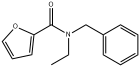 N-benzyl-N-ethylfuran-2-carboxamide Struktur