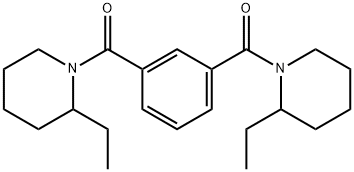 [3-(2-ethylpiperidine-1-carbonyl)phenyl]-(2-ethylpiperidin-1-yl)methanone Struktur