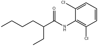 N-(2,6-dichlorophenyl)-2-ethylhexanamide Struktur