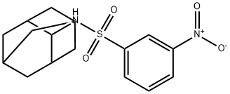 N-(2-adamantyl)-3-nitrobenzenesulfonamide Struktur